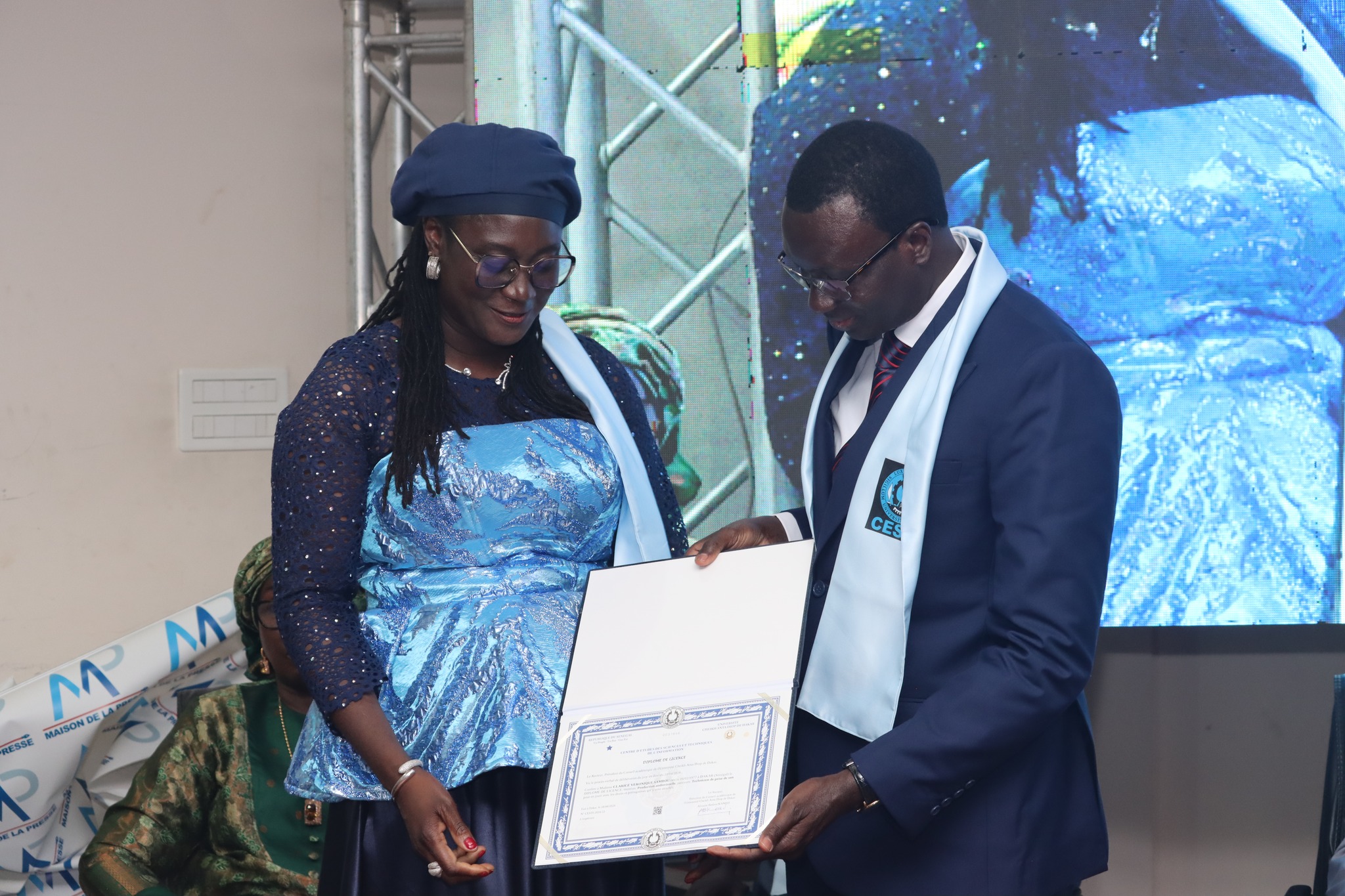 CESTI : la première promotion Communication et Production audiovisuelle célébrée sous le parrainage de Malick Magueye Diaw