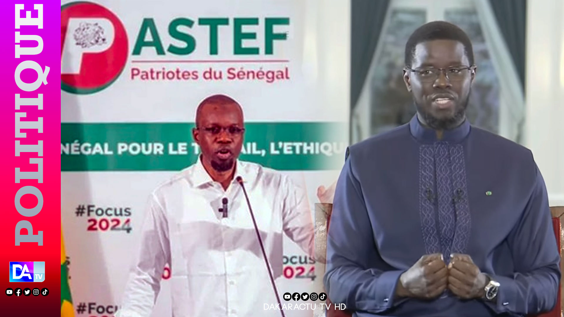 Diomaye avertit : « Si Pastef ne se redresse pas sur la trajectoire, le parti risque de s'affaisser »