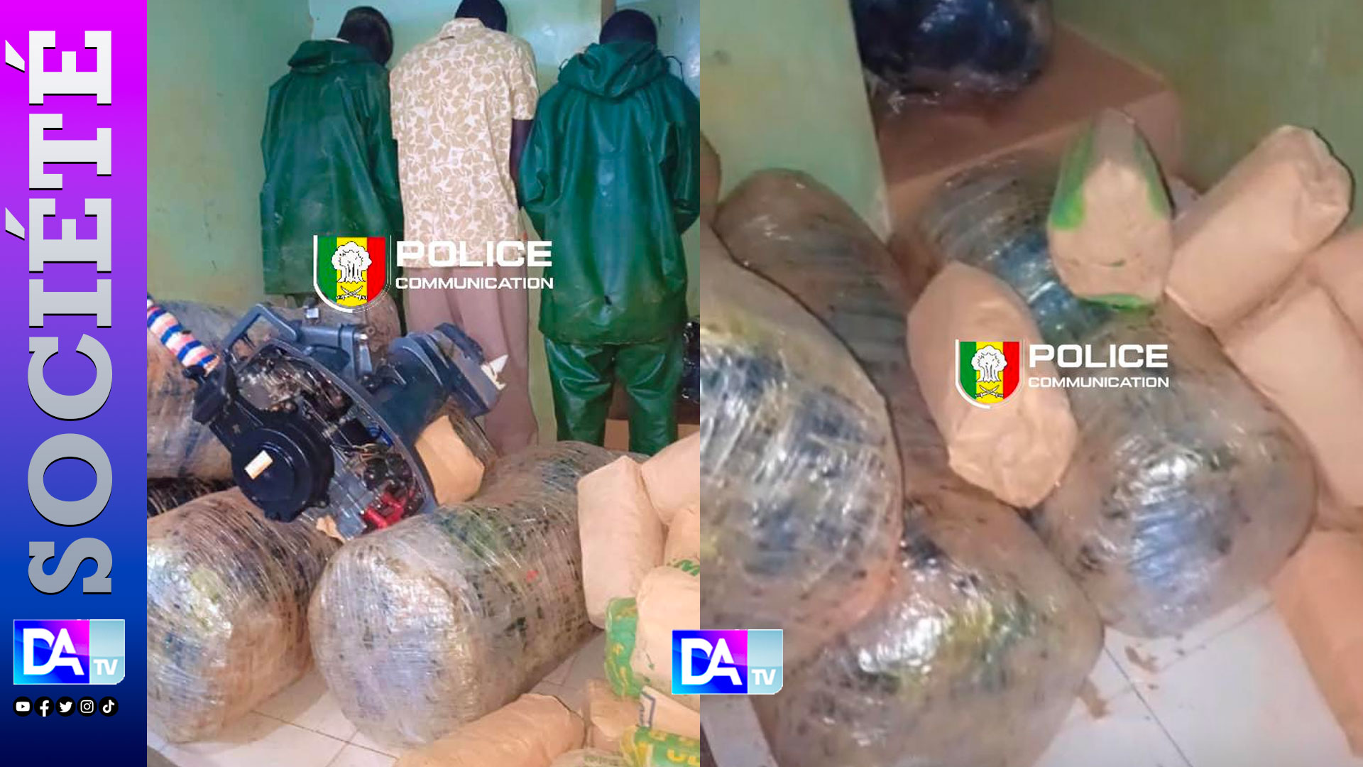 Rufisque/ Trafic de drogue par pirogue : près de 188 kg de chanvre indien saisis sur la plage, trois individus arrêtés