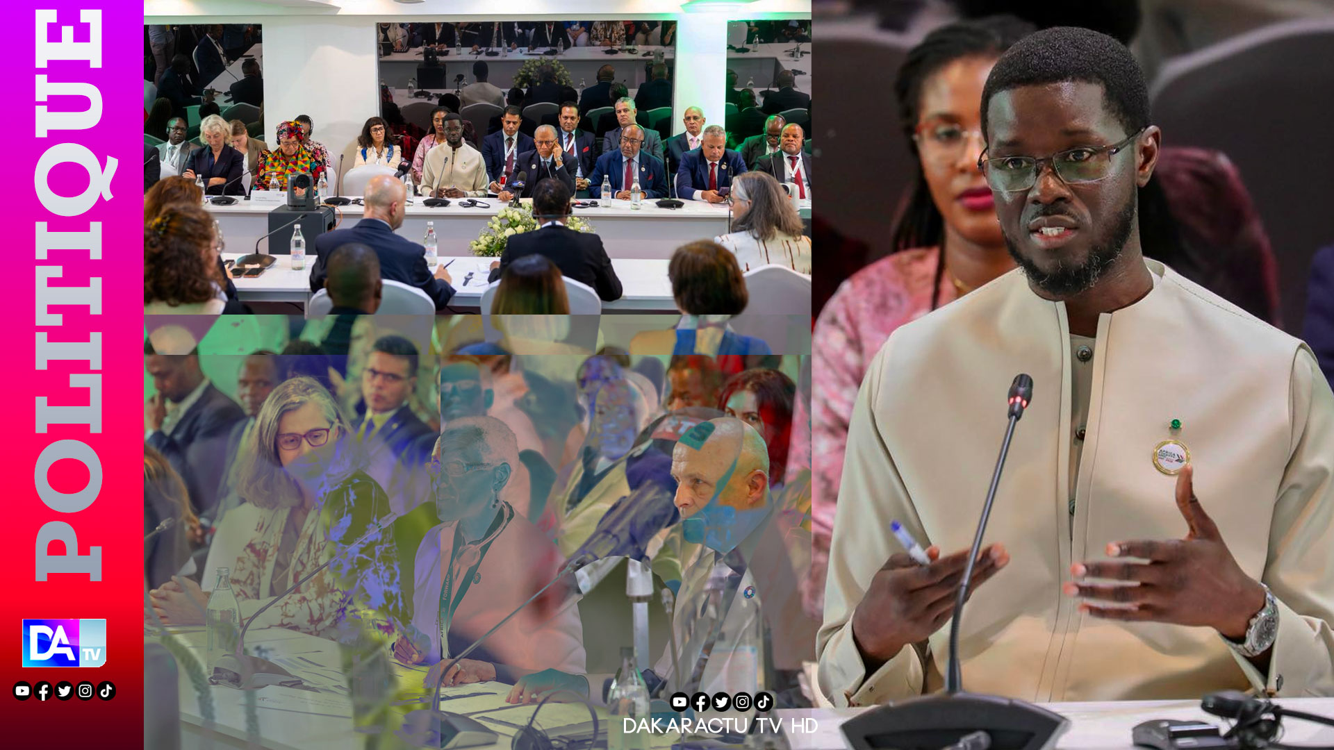 Sommet Africa Forward :Le PR Bassirou Diomaye plaide pour une alliance entre écologie et développement