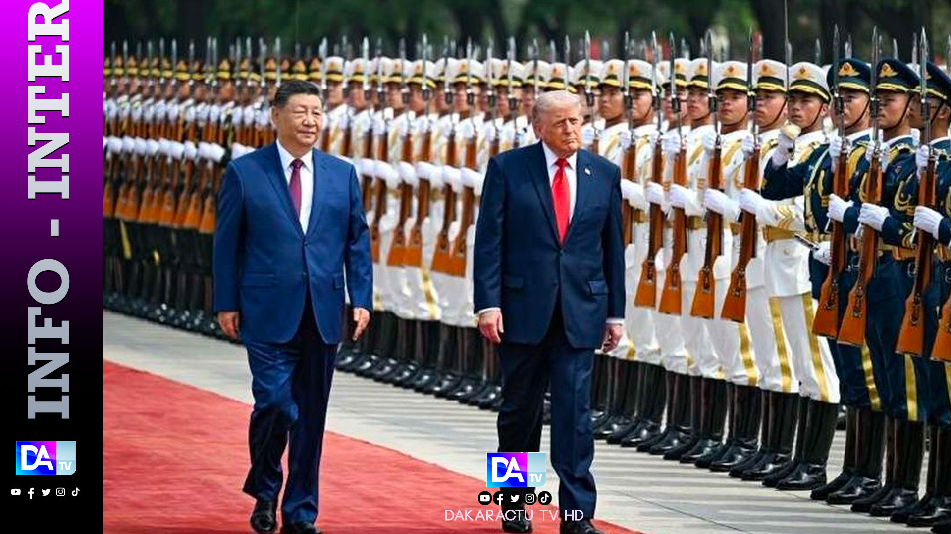 Trump quitte la Chine en revendiquant des accords commerciaux "fantastiques"