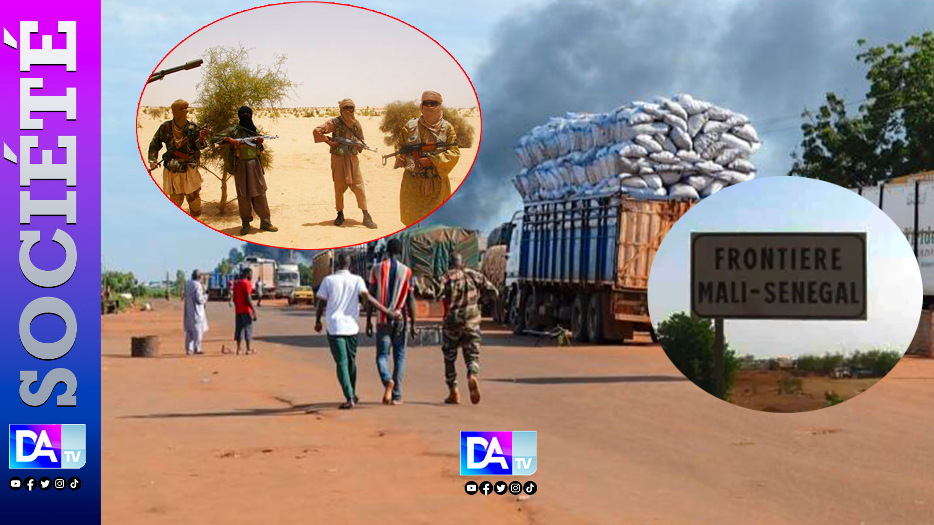“On veut juste rentrer vivants pour la Tabaski” : l’enfer des chauffeurs sénégalais piégés dans le chaos malien…11 camions brûlés