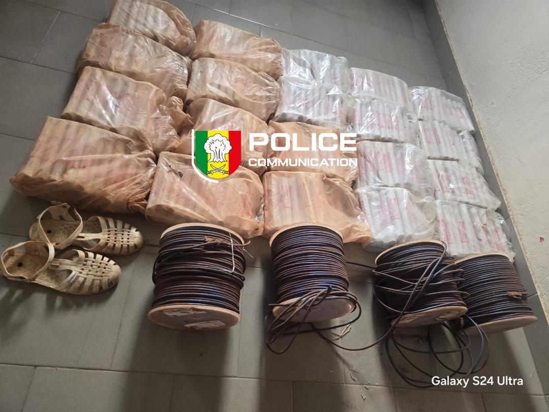 Poste de surveillance de Diyabougou : la Police des frontières saisit un important lot de matériel explosif