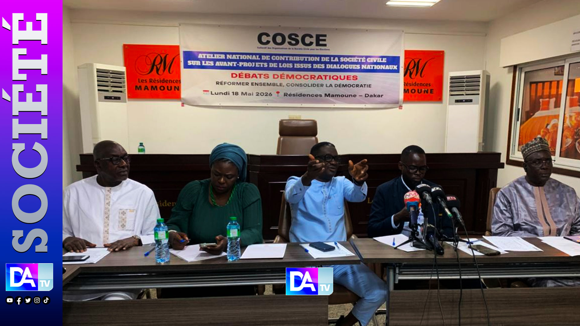 Concertations nationales : La société civile pose ses conditions pour un dialogue sans filtres