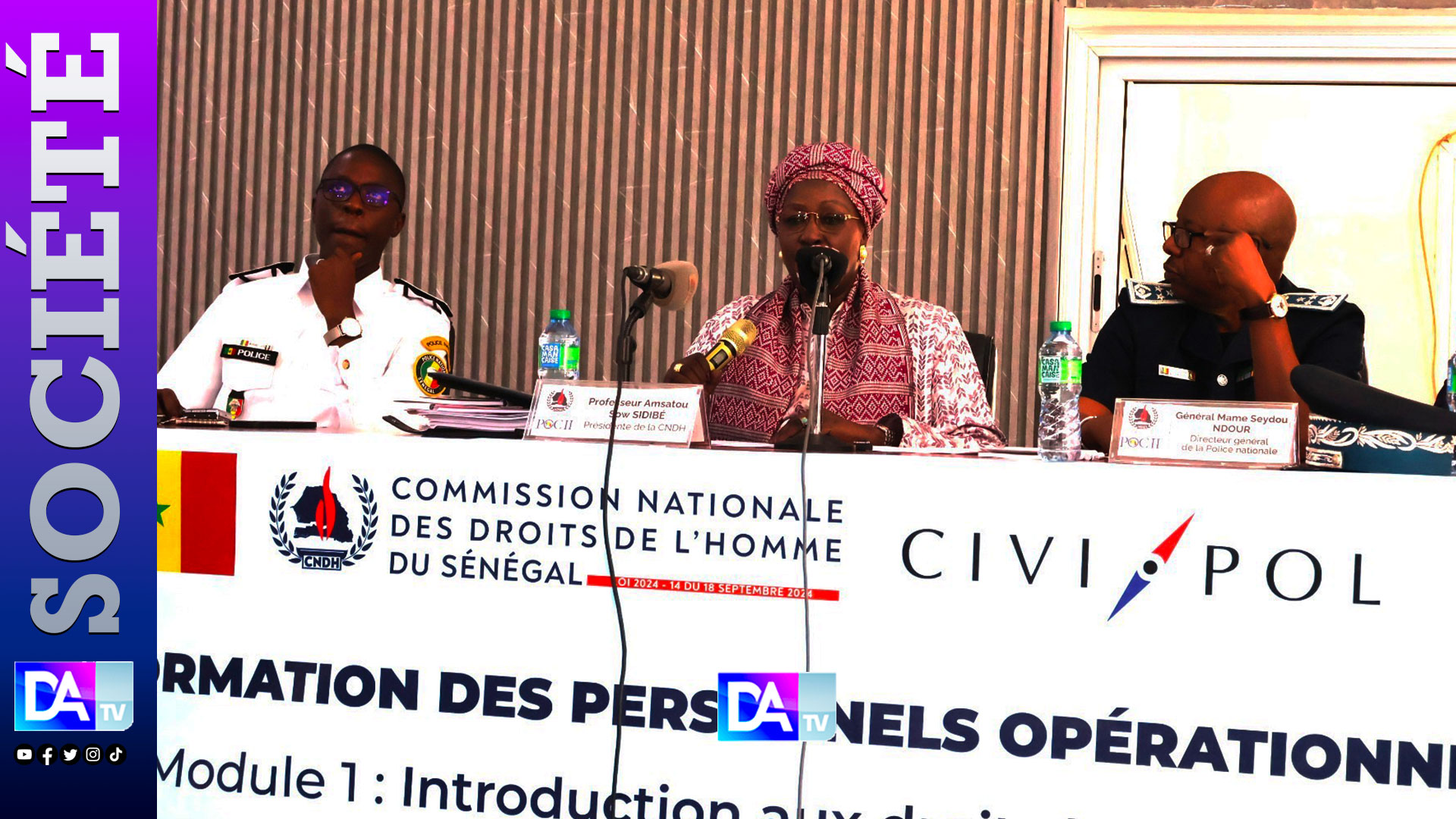 Droits humains, migration, traite : La CNDH entre dans les rangs de la Police nationale