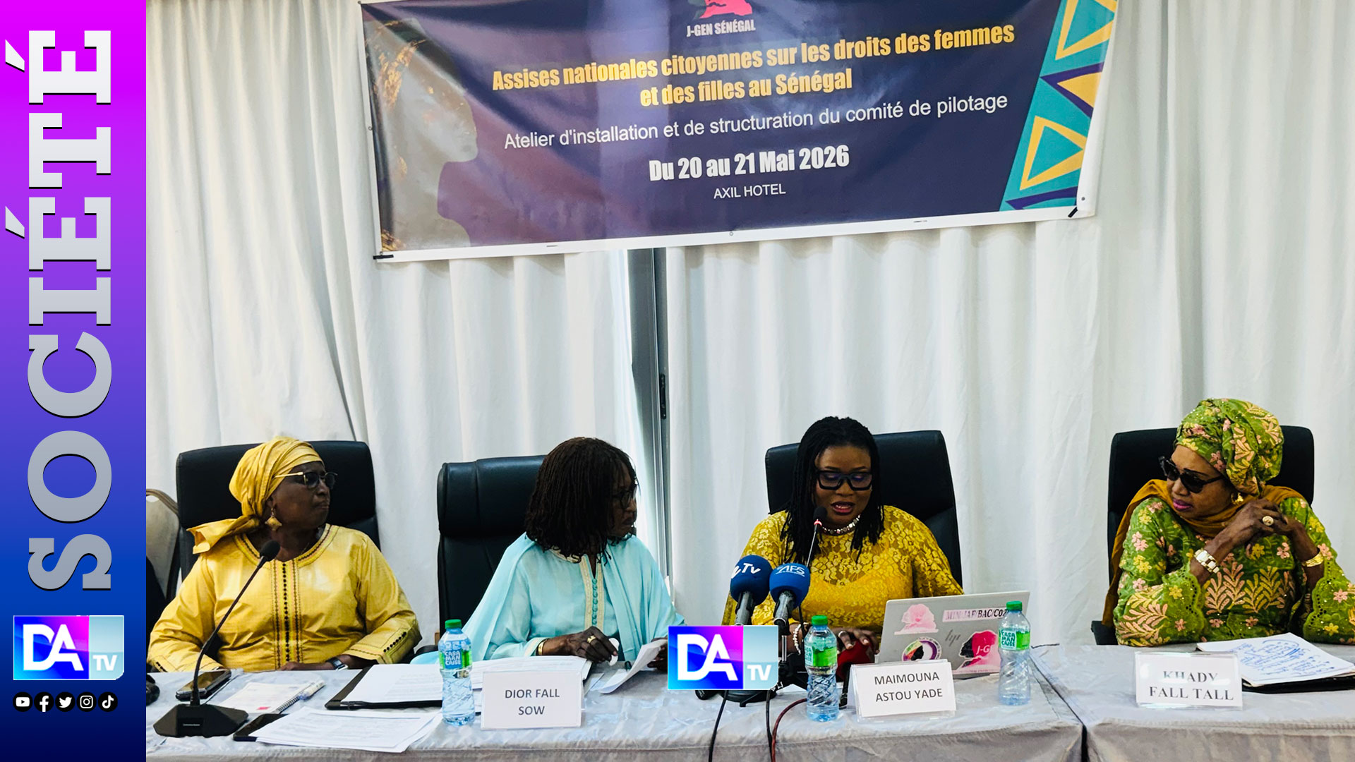 Assises citoyennes sur les droits des femmes et des filles : « Nous devons consolider l’héritage et l’adapter aux réalités nouvelles » (Maïmouna A. Yade, directrice exécutif J-GEN)