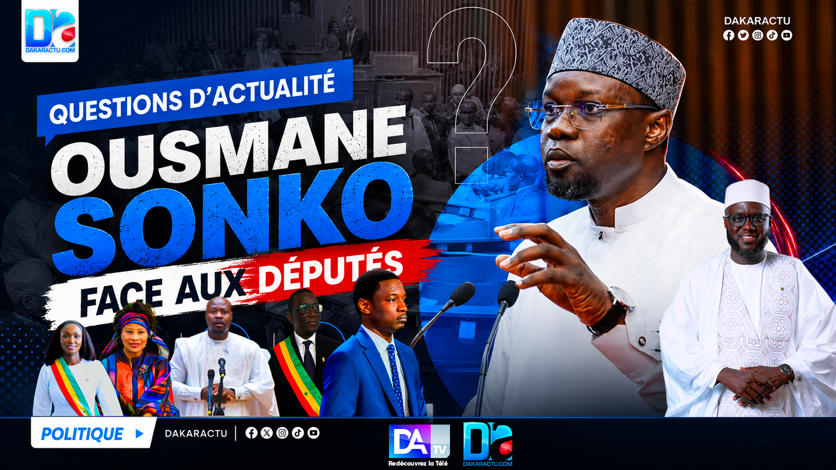 ? DIRECT  | Questions d’actualité - Assemblée Nationale : le PM Ousmane Sonko Face aux députés