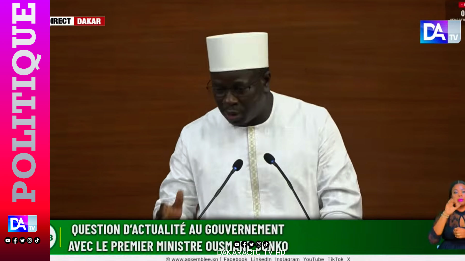 Assemblée nationale / Questions d’actualité - Hydrocarbures : Birame Souleye Diop défend la stabilité des prix et le mécanisme de subvention ciblée