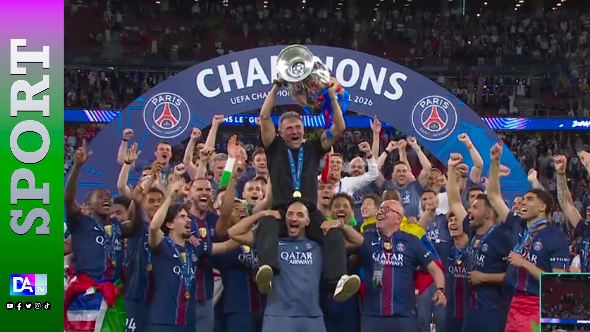 Ligue des champions 2025-2026: Paris Saint Germain s’offre le trophée pour la deuxième fois consécutive