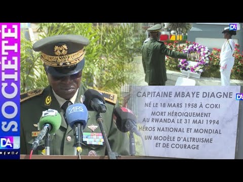 Hommage au capitaine Mbaye Diagne : Dakar commémore le décès du héros du génocide du Rwanda