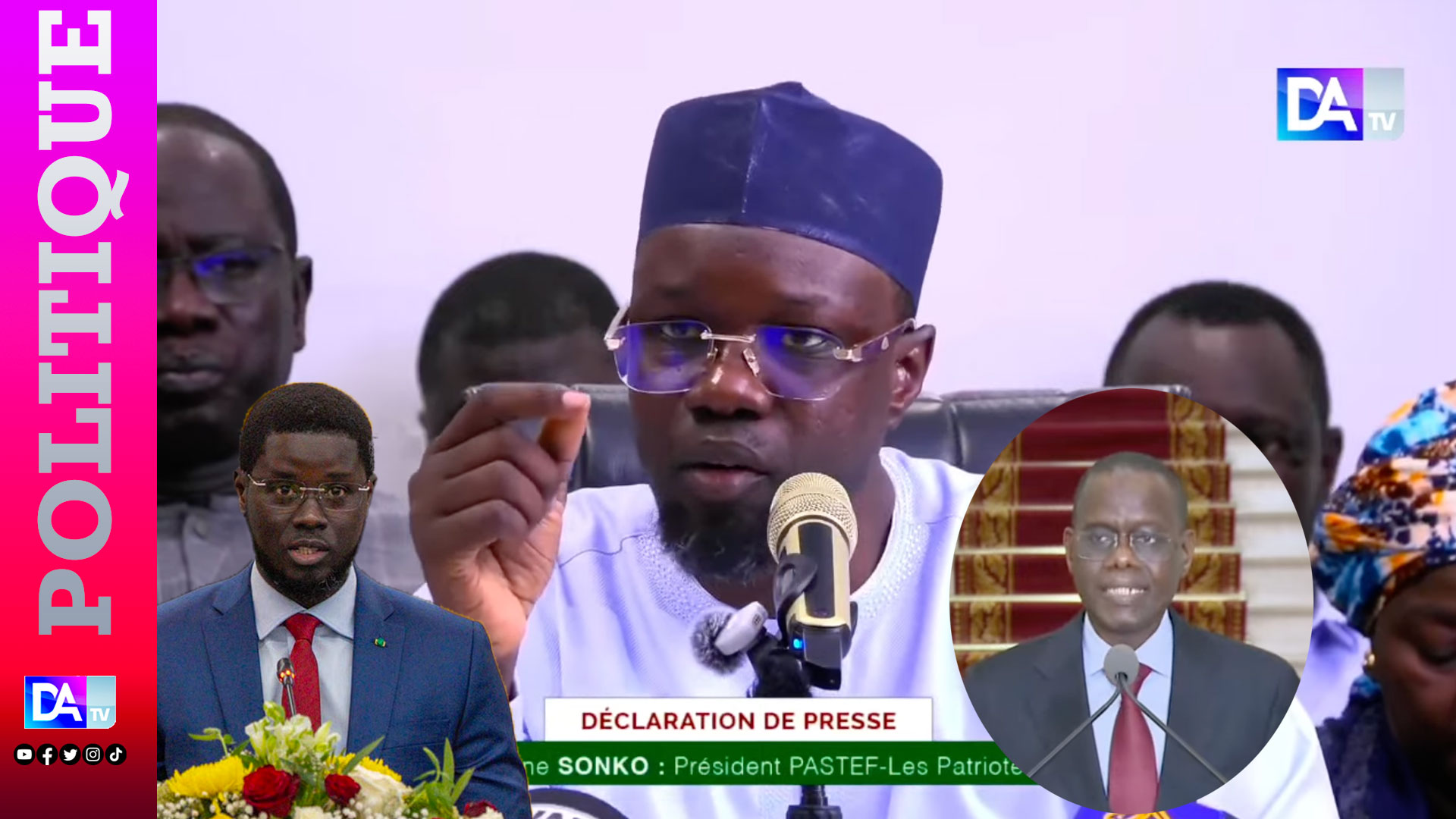 L’ancien PM Ousmane Sonko tacle Diomaye et le nouveau gouvernement : « Ils n’ont aucune assise politique »