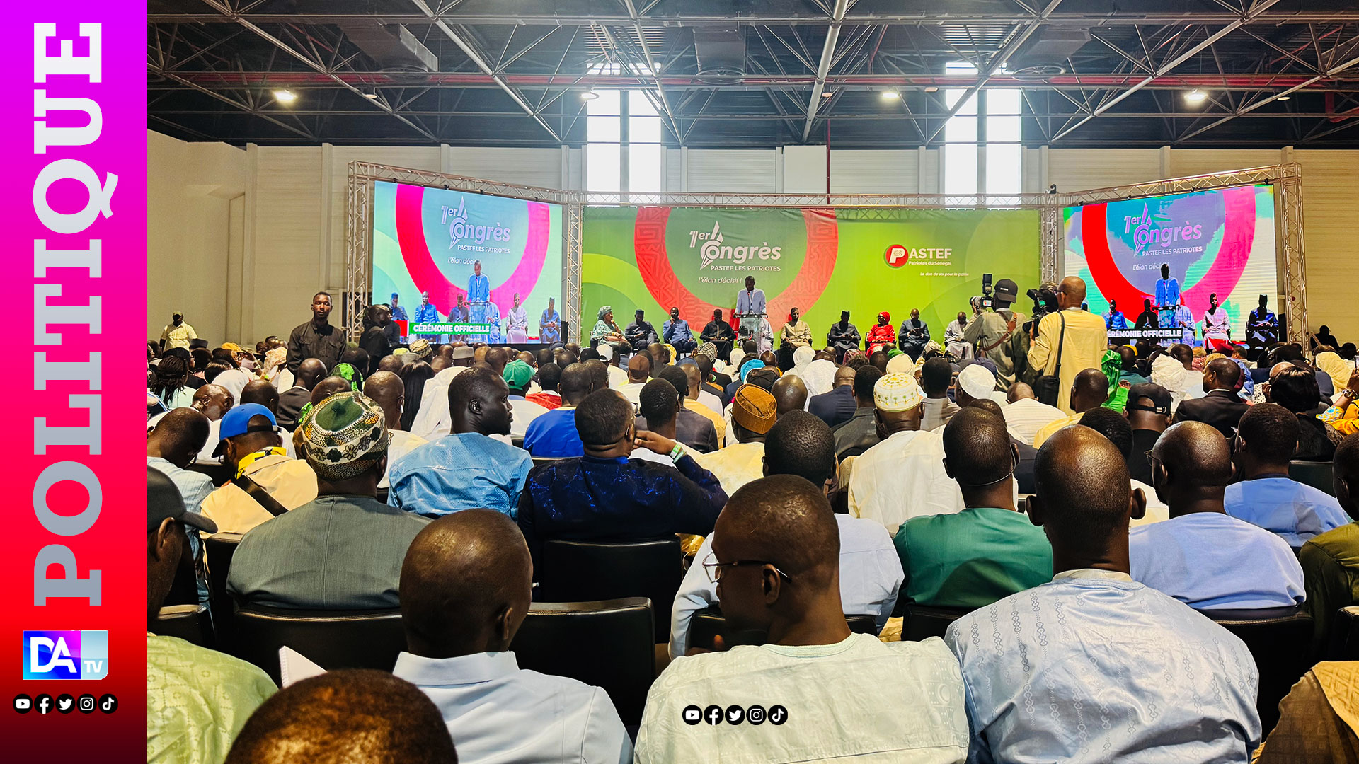 1er Congrès extraordinaire de Pastef: 1200 délégués réunis à Diamniadio pour refonder le parti et élire son président