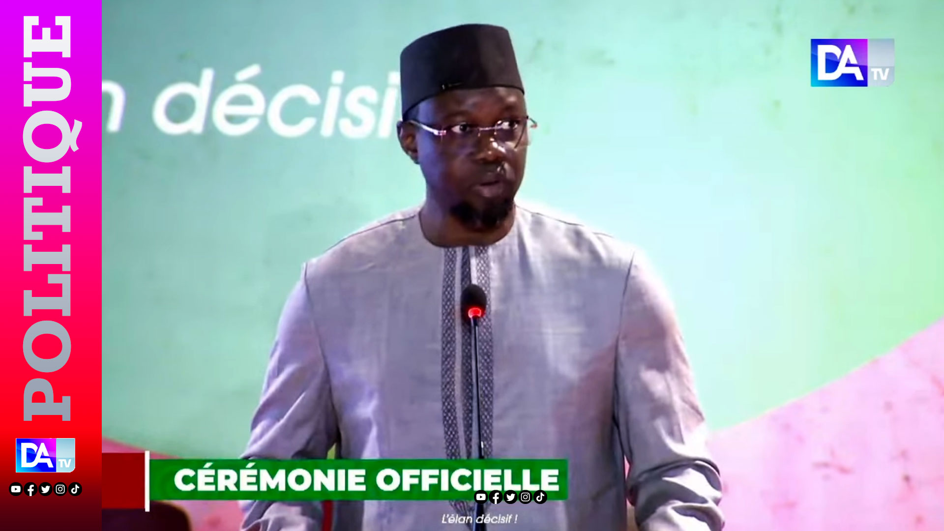 Ousmane Sonko après son élection à la tête du Pastef : «La révolution ne repose pas sur des trajectoires individuelles»