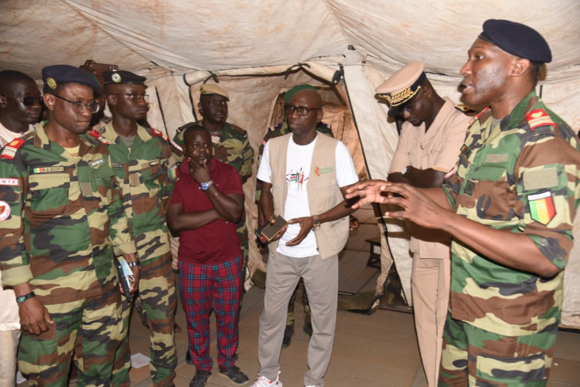 Mbane : l’hôpital militaire de campagne démarre ses activités après la visite des autorités
