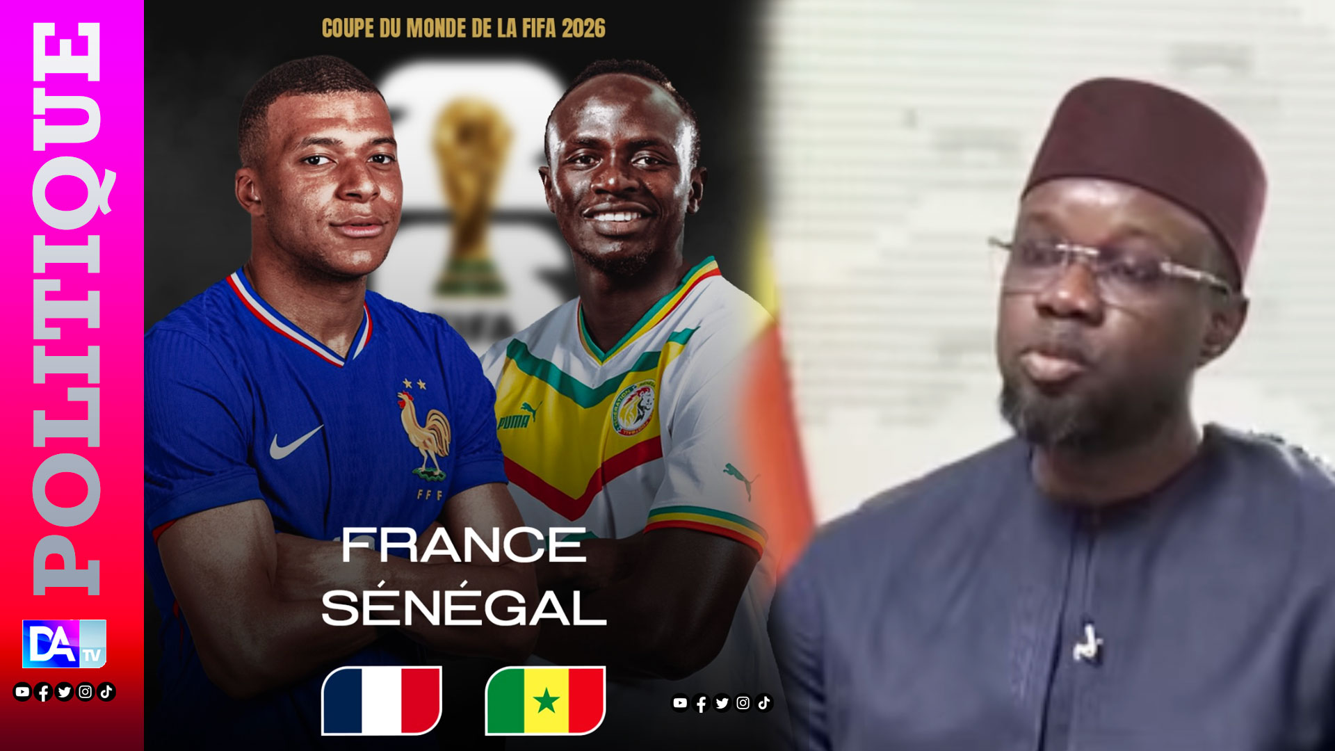 « Quel que soit le vainqueur, c’est l’Afrique qui aura battu l’Afrique » : Sonko transforme France-Sénégal en plaidoyer pour la puissance africaine