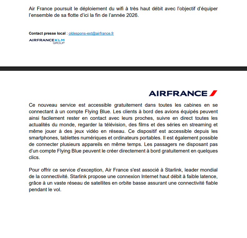Été 2026 : Air France renforce sa desserte entre Dakar et Paris avec jusqu’à 10 vols par semaine