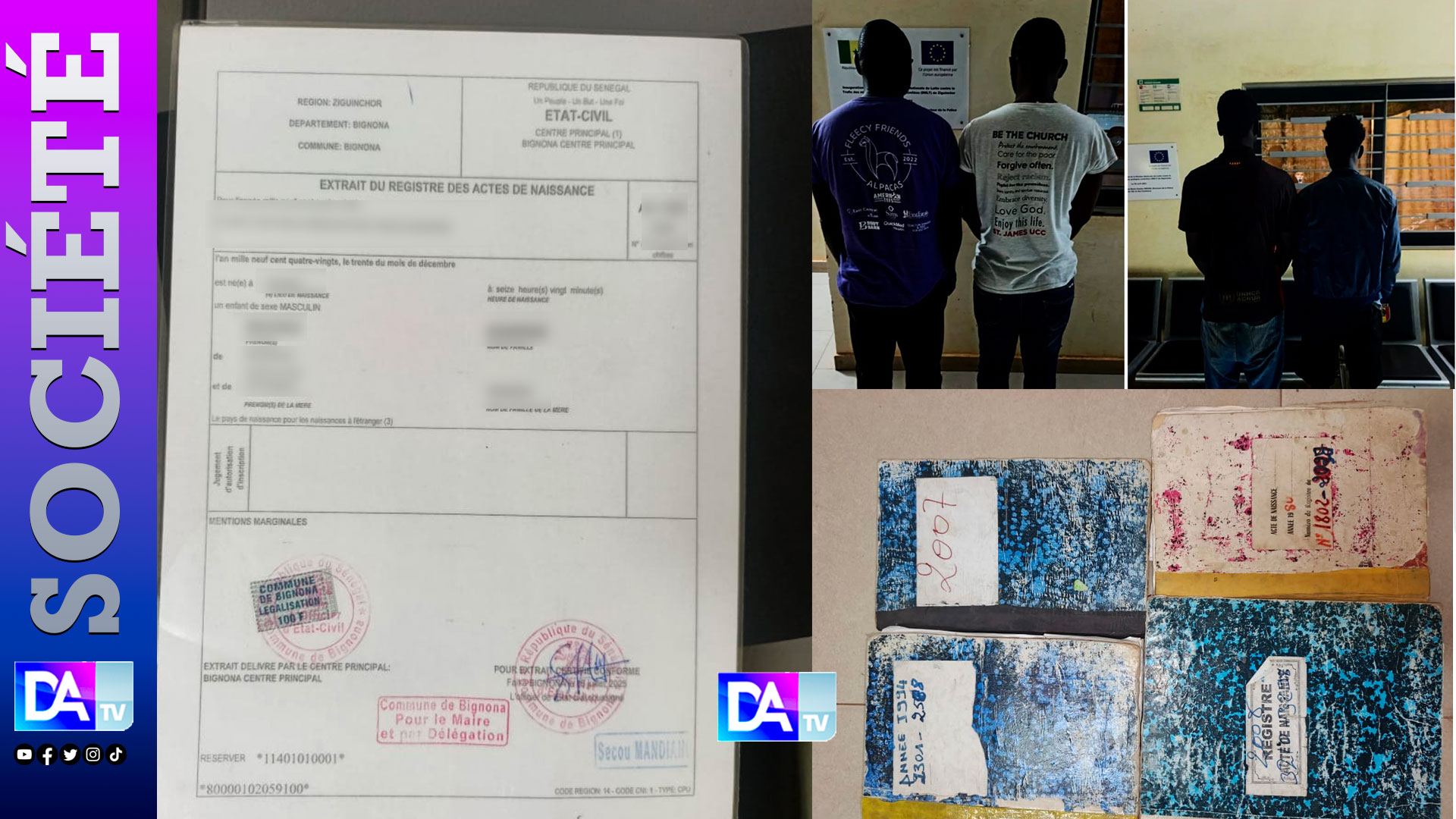 Ziguinchor : un présumé réseau de fausses identités et d’escroquerie de plus de 43 millions FCFA démantelé