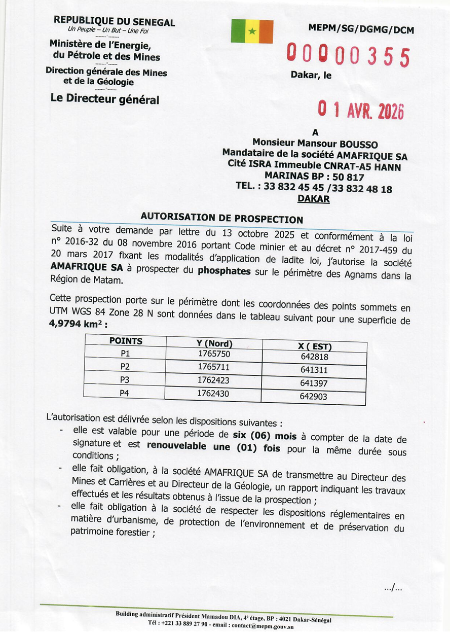 Agnam protège « ses terres » et ferme ses portes à Amafrique SA : Une journée de prière sacrée, zéro voiture, pas même pour le maire, Farba Ngom