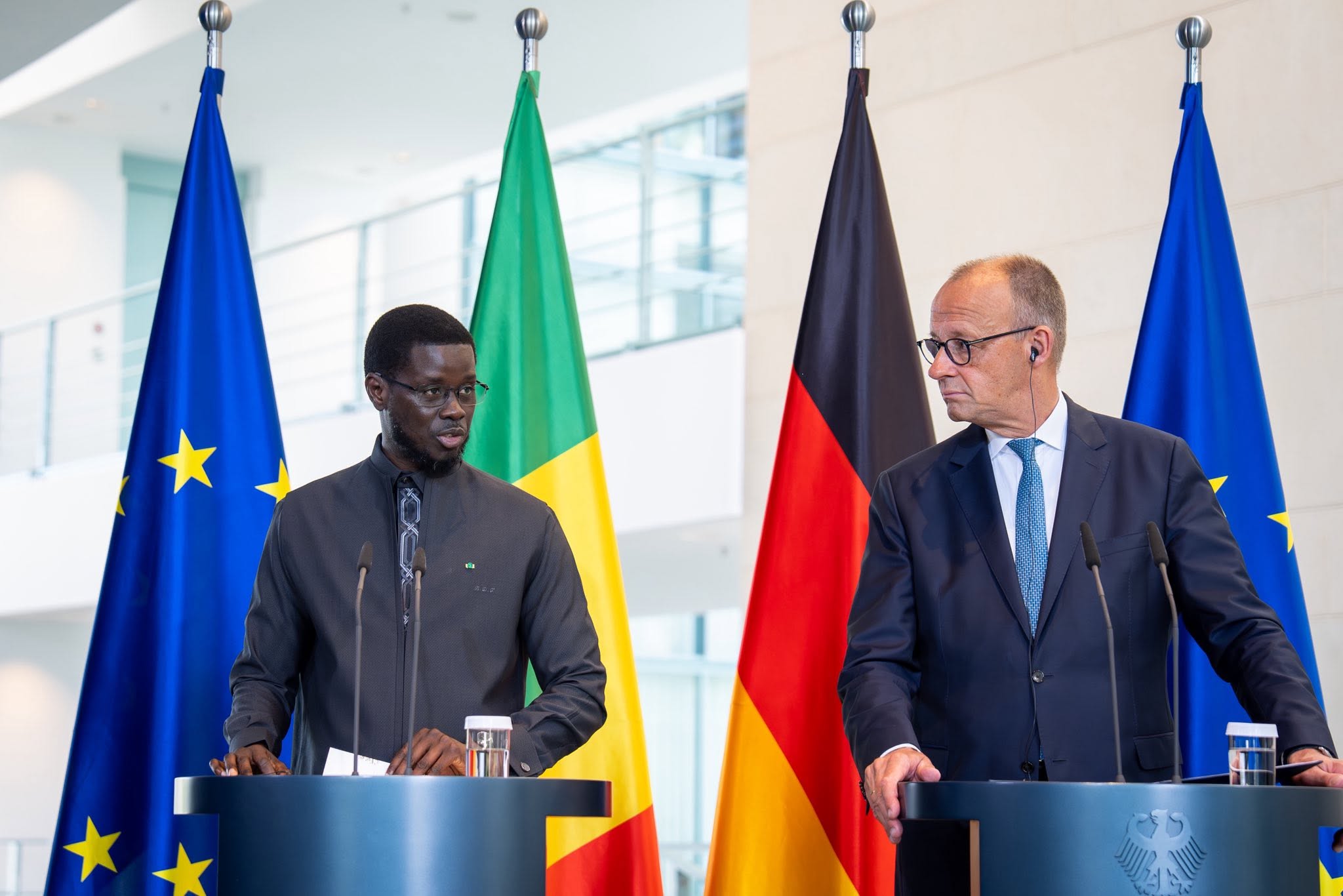 Visite de travail en Allemagne : Le PR Diomaye Faye et le chancelier Allemand Friedrich Merz scellent des accords et  consolident le partenariat germano-sénégalais