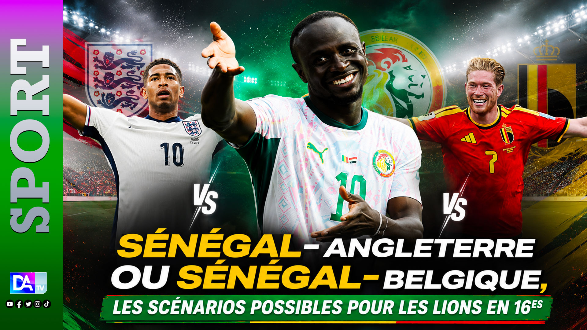 Coupe du Monde 2026 : Sénégal-Angleterre ou Sénégal-Belgique, les scénarios possibles pour les Lions en 16es