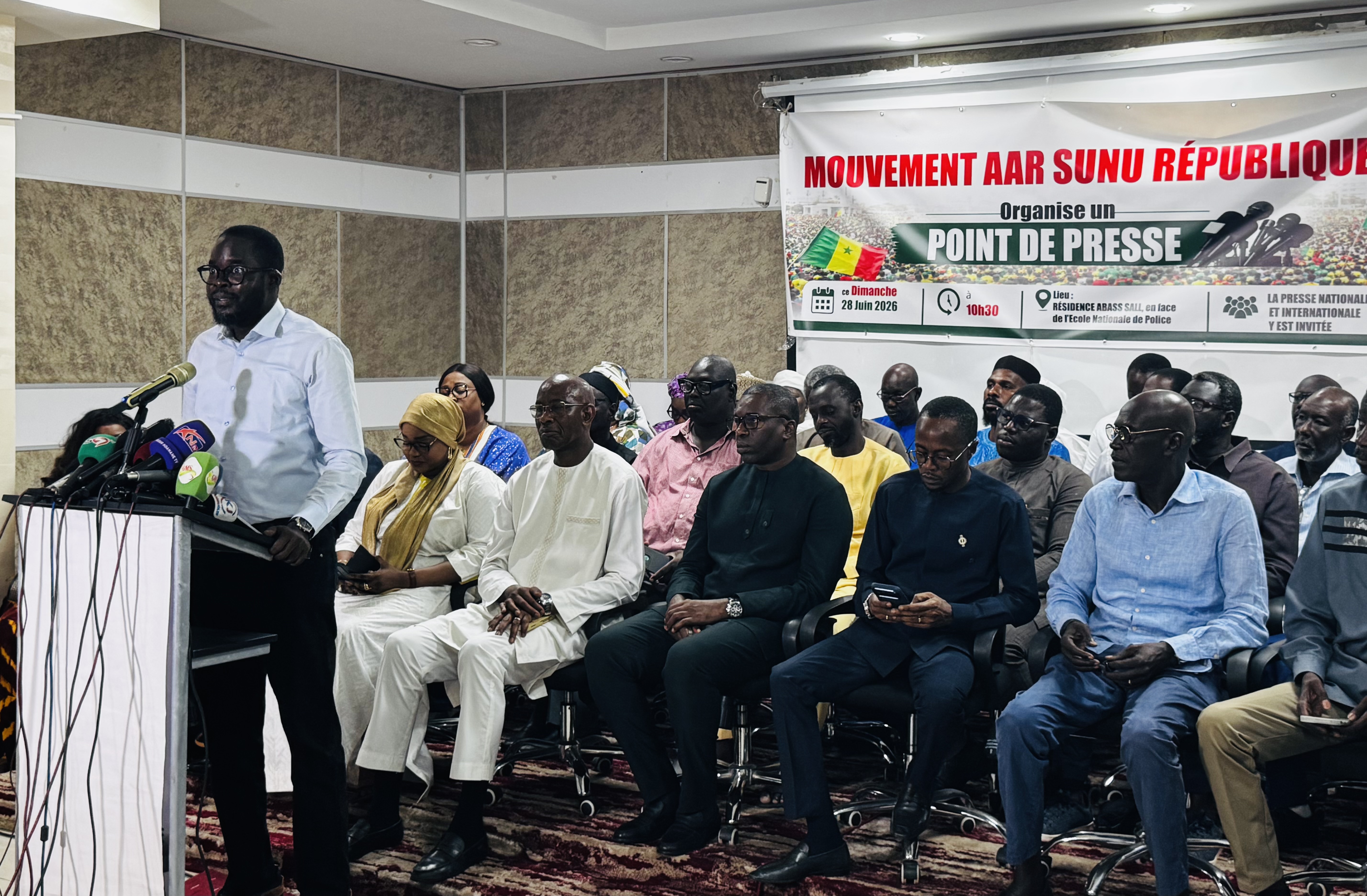 Révision constitutionnelle : AAR Sunu République exige le retrait « immédiat et sans condition » de la proposition de loi