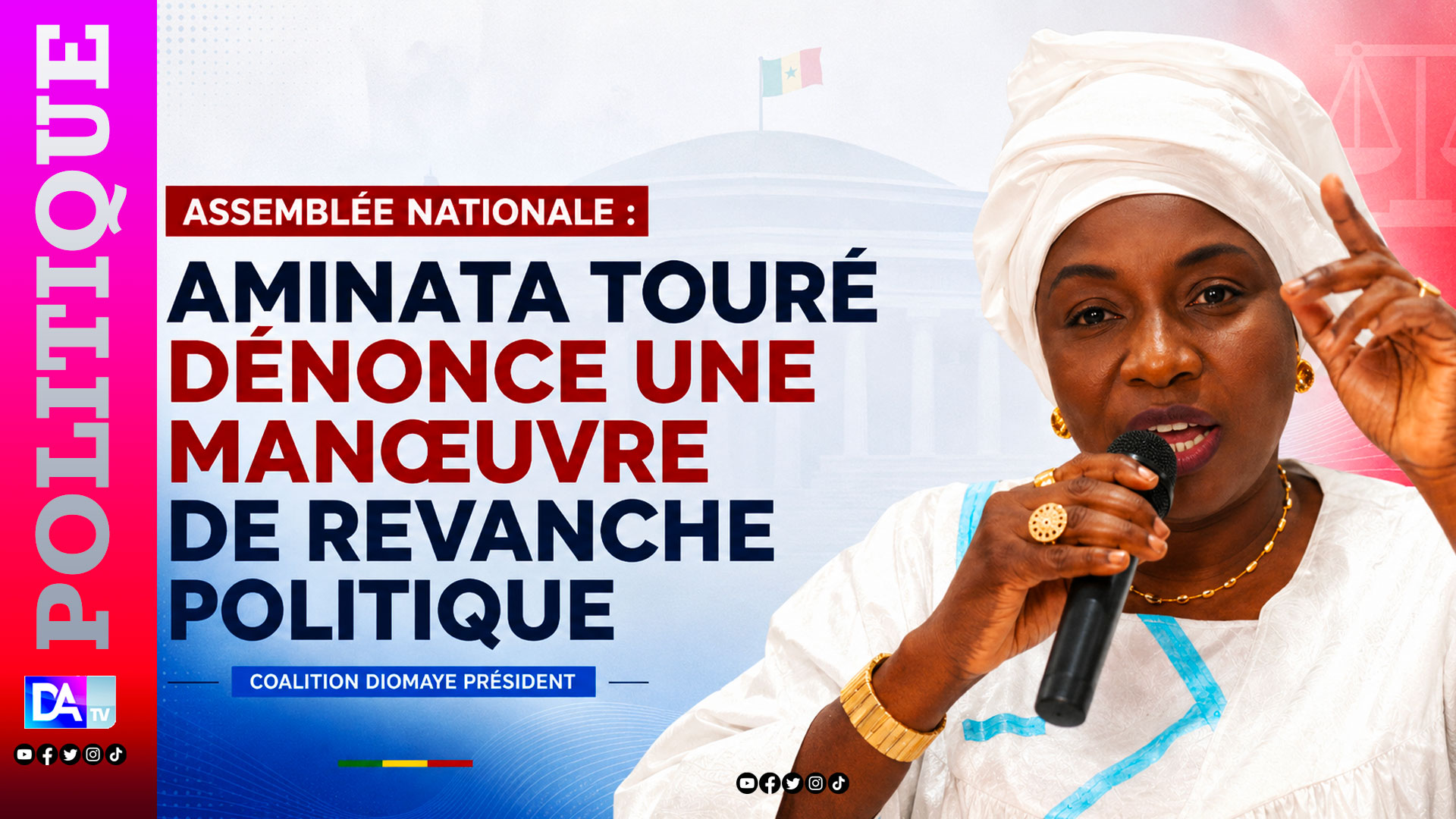 Révocation d’Ousmane Sonko : Aminata Touré accuse l’Assemblée de réagir à la révocation du leader de Pastef