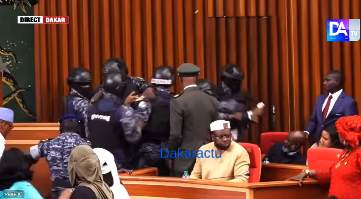 Assemblée nationale : Abdou Mbow bousculé par des députés de Pastef et évacué par le GIGN, les réseaux sociaux le sacrent « homme du 29 juin »