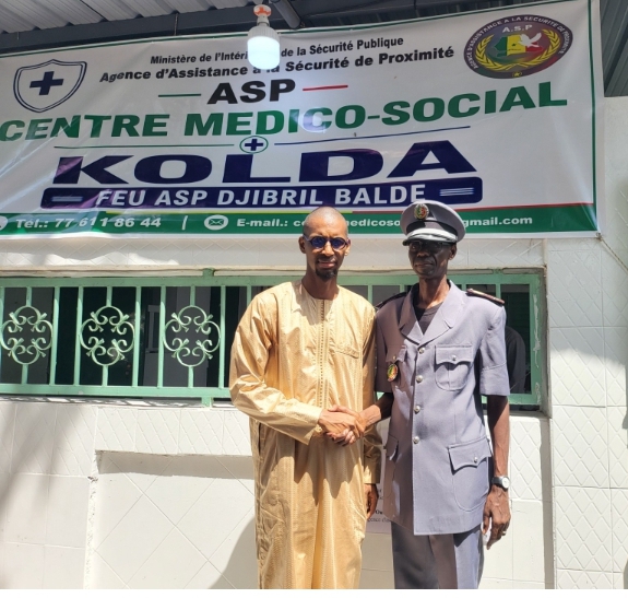 KOLDA : Le DG de l'ASP, Seydina Oumar Touré, inaugure le centre médico-social Djibril Baldé...