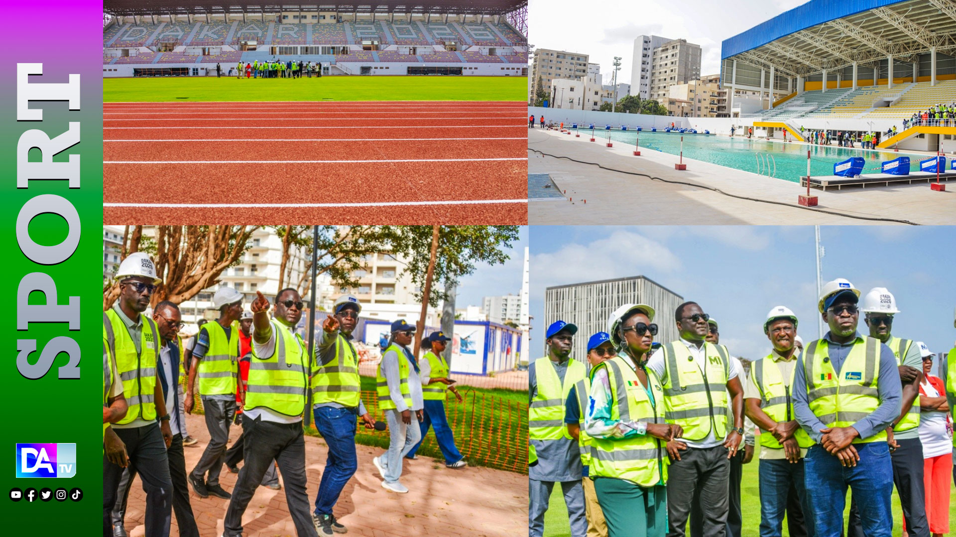 Infrastructures phares des JOJ dakar 2026, le stade iba mar diop et la piscine olympique sur la ligne d'arrivee : Déthié Fall met Djirèye clotilde Coly sur la piste
