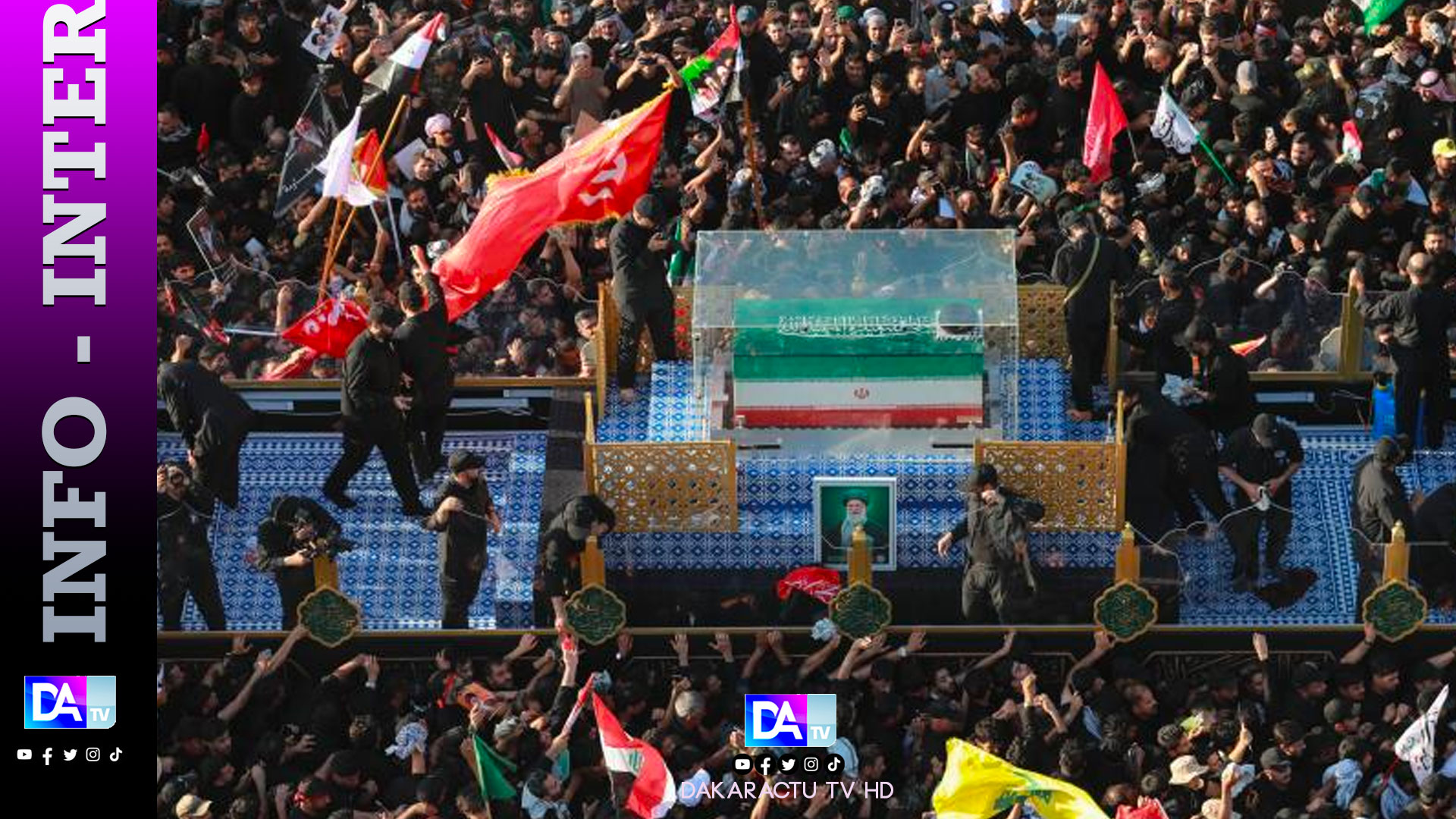Les Etats-Unis frappent l'Iran, qui riposte et les accuse de vouloir perturber les obsèques de Khamenei
