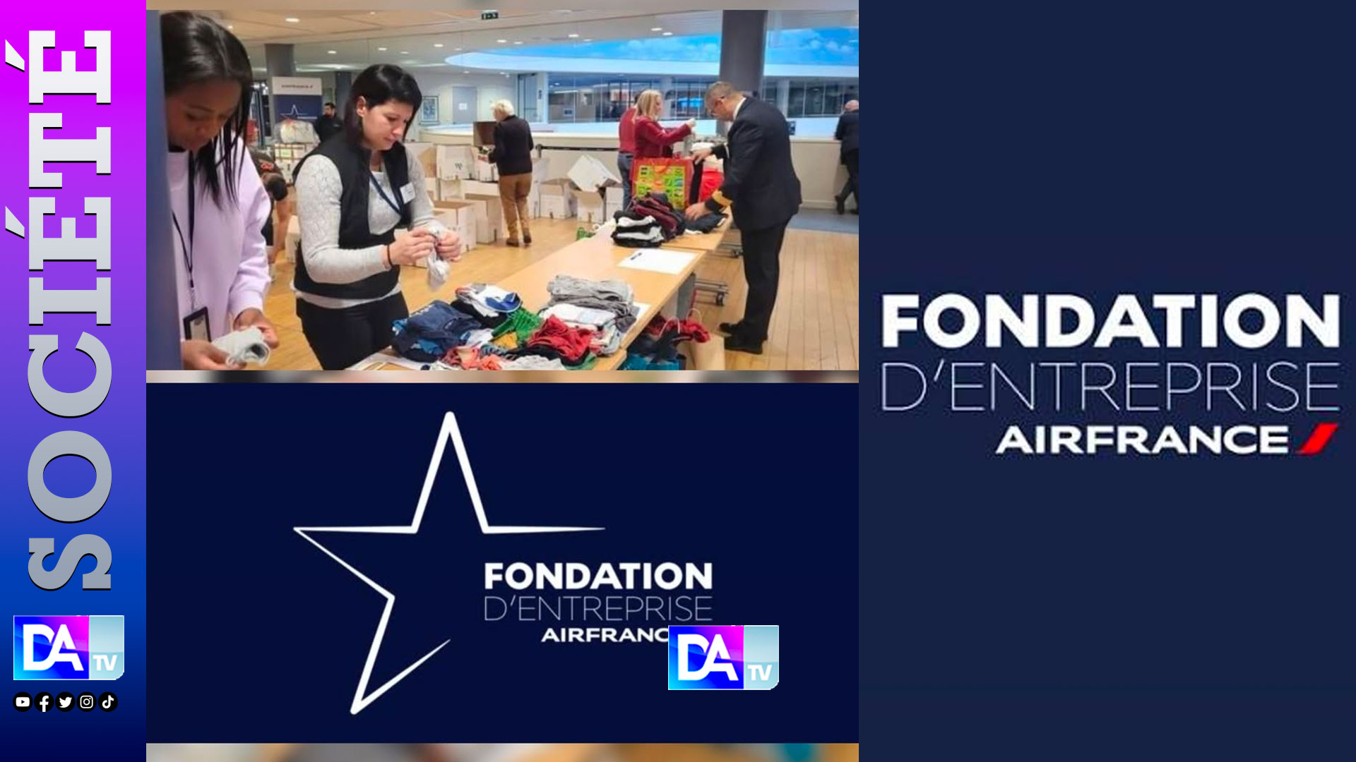 Fondation Air France : Neufs (9) tonnes de dons collectées pour le Sénégal au service de l’Enfance vulnérable