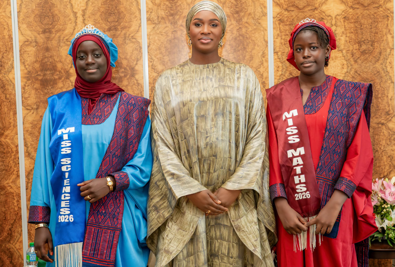 La Première Dame Marie Khone Faye reçoit les lauréates nationales des concours Miss Sciences et Miss Mathématiques 2026