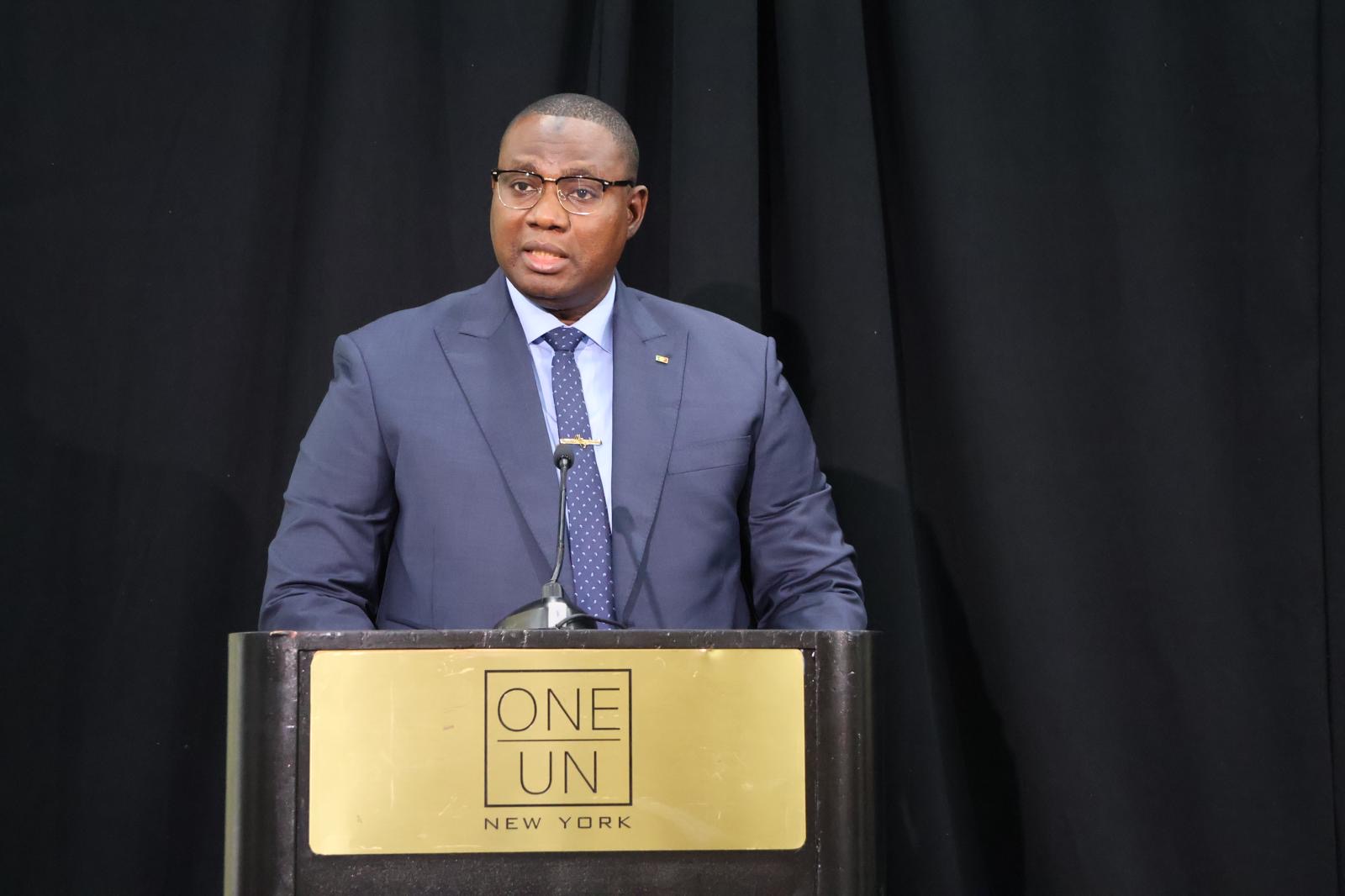 New York / localisation des ODD : Moussa Bala Fofana plaide pour des territoires « compétitifs, résilients et inclusifs »