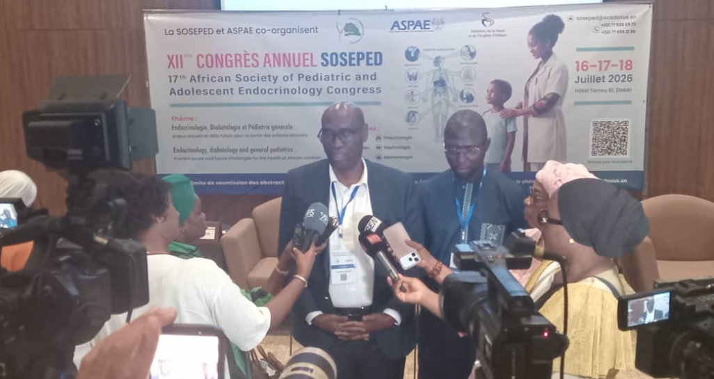 12ème congrès SOSEPED : Le Sénégal face aux défis de l’endocrinologie et du diabète des enfants