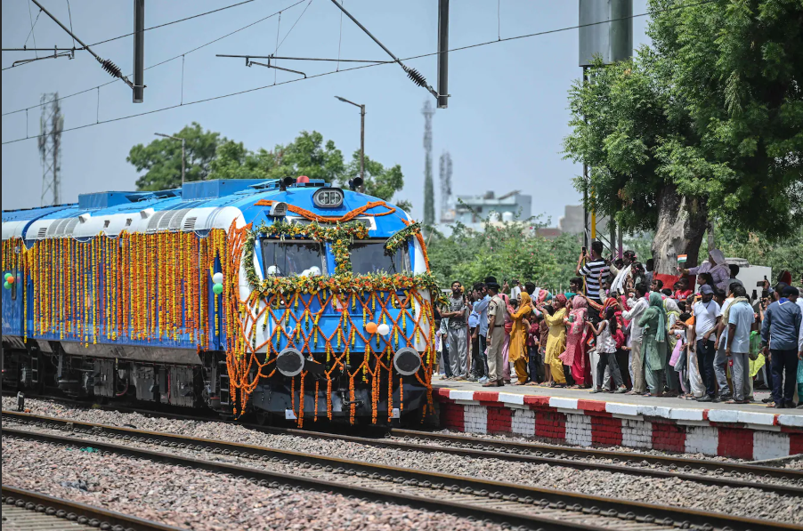L’Inde lance son premier train à hydrogène: “Un jour très important”
