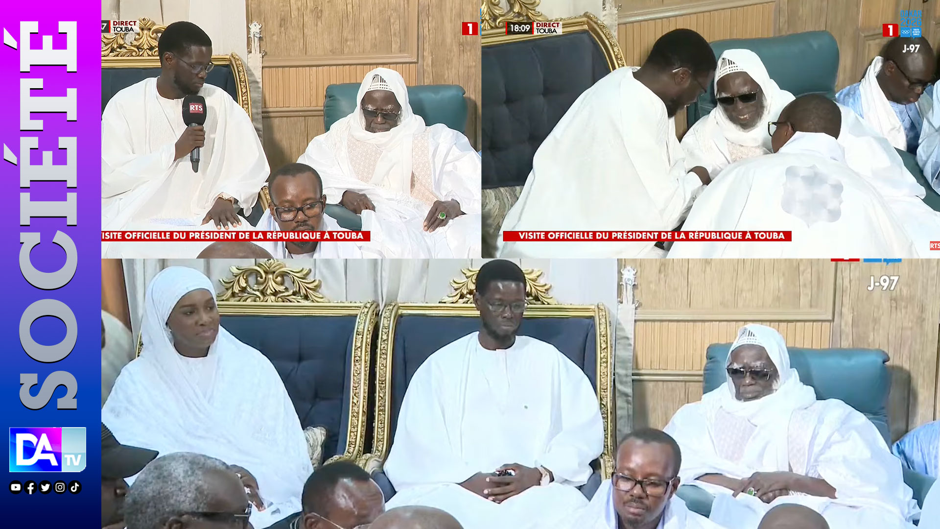 SE DIOMAYE FAYE À TOUBA :  «  L’ennemi a voulu humilier Serigne Touba mais Dieu… Nous avons un programme de 60 milliards sur 4 ans mais j’ai demandé que la cadence soit accélérée »
