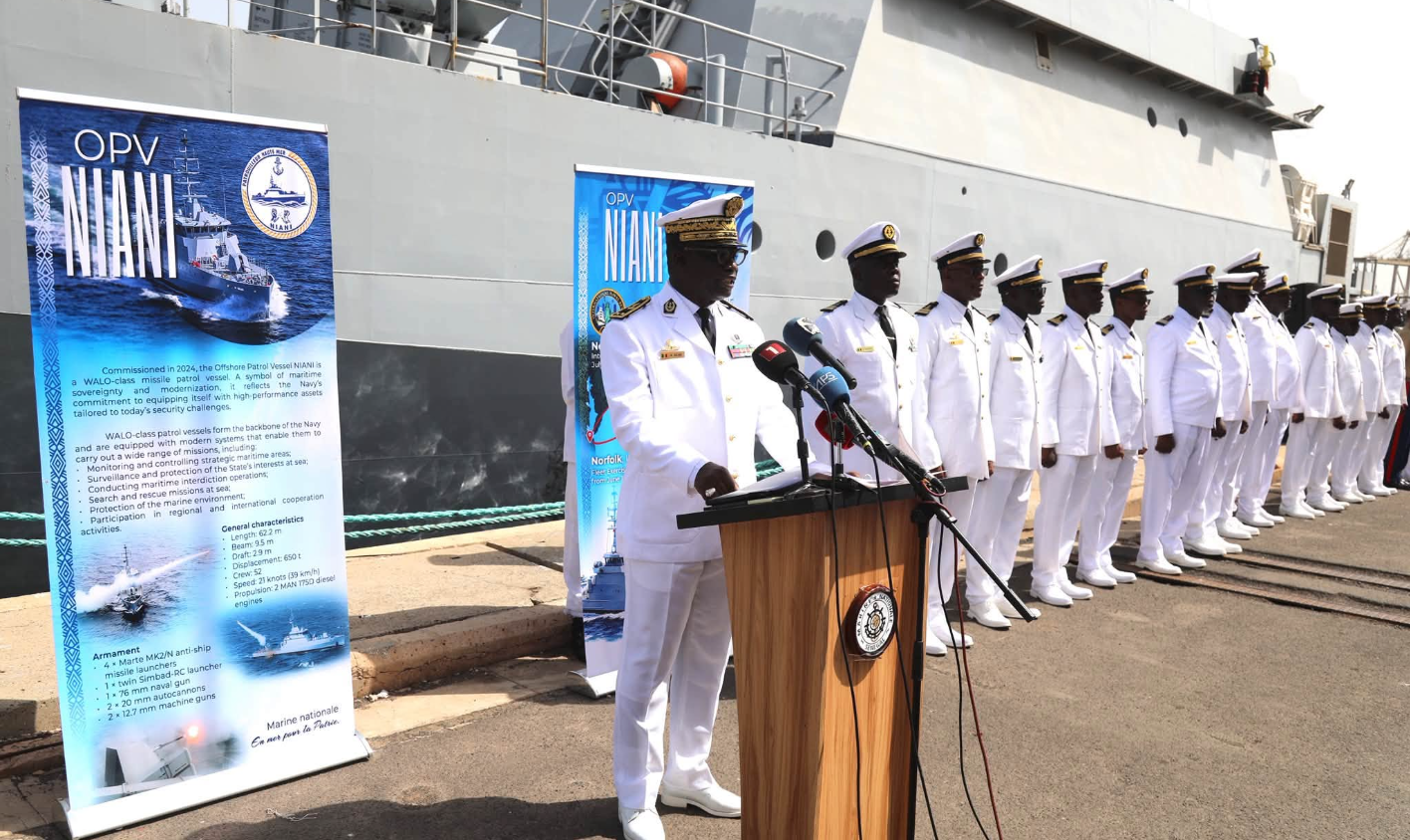 Marine nationale : le PHM NIANI de retour au Sénégal après un déploiement transatlantique historique