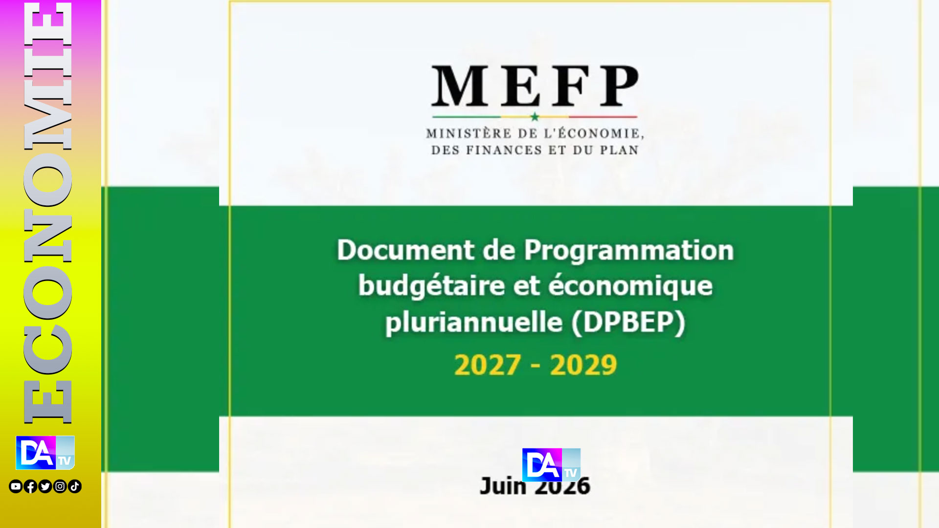LFI 2027: Les enveloppes des institutions et ministères arrêtées à 2451 milliards de FCFA
