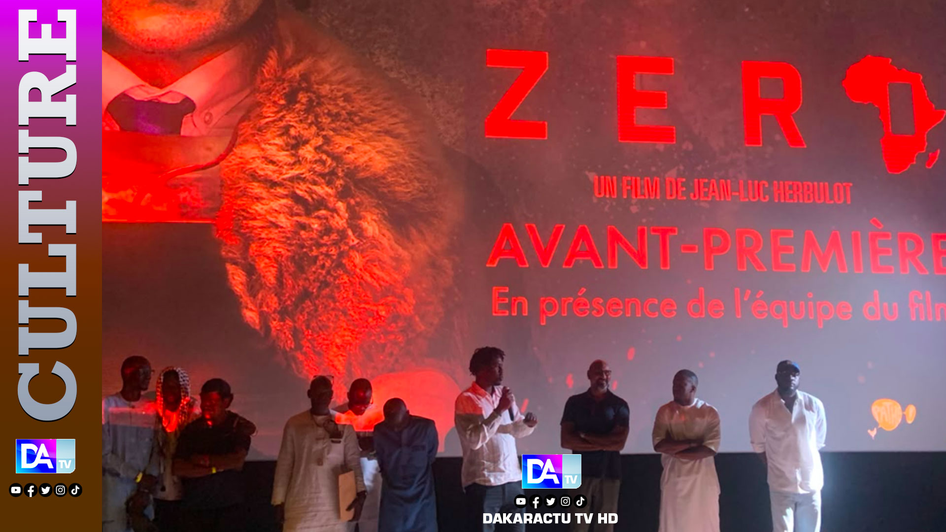 Cinéma: Le film d'action " ZERO " tourné à Dakar présenté en avant-première