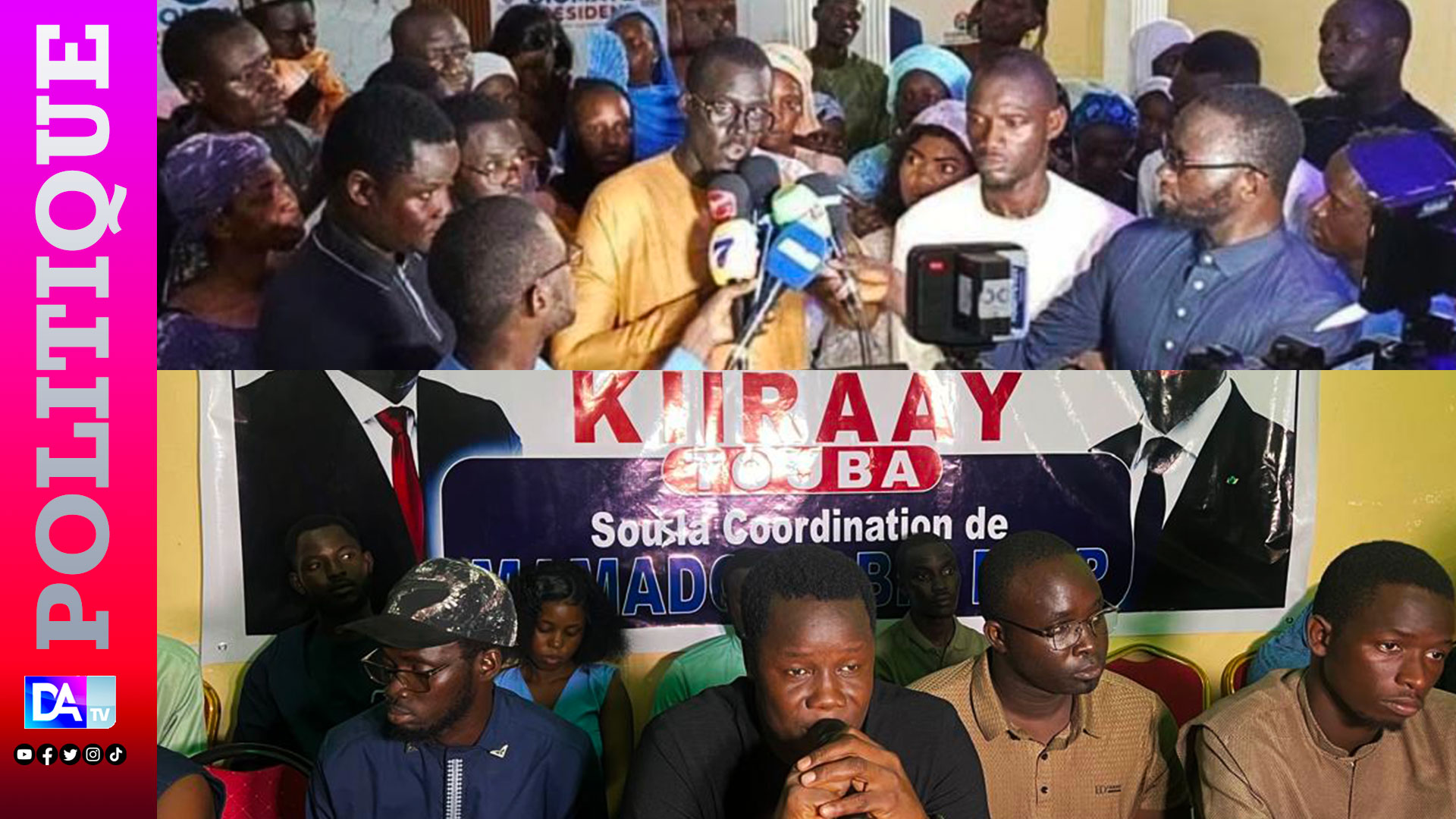 VIOLENCES A TOUBA - La coordination de Kiiraay Touba, favorable au ministre Abib Diop, dénonce un sabotage orchestré et accuse deux leaders d’en être les commanditaires