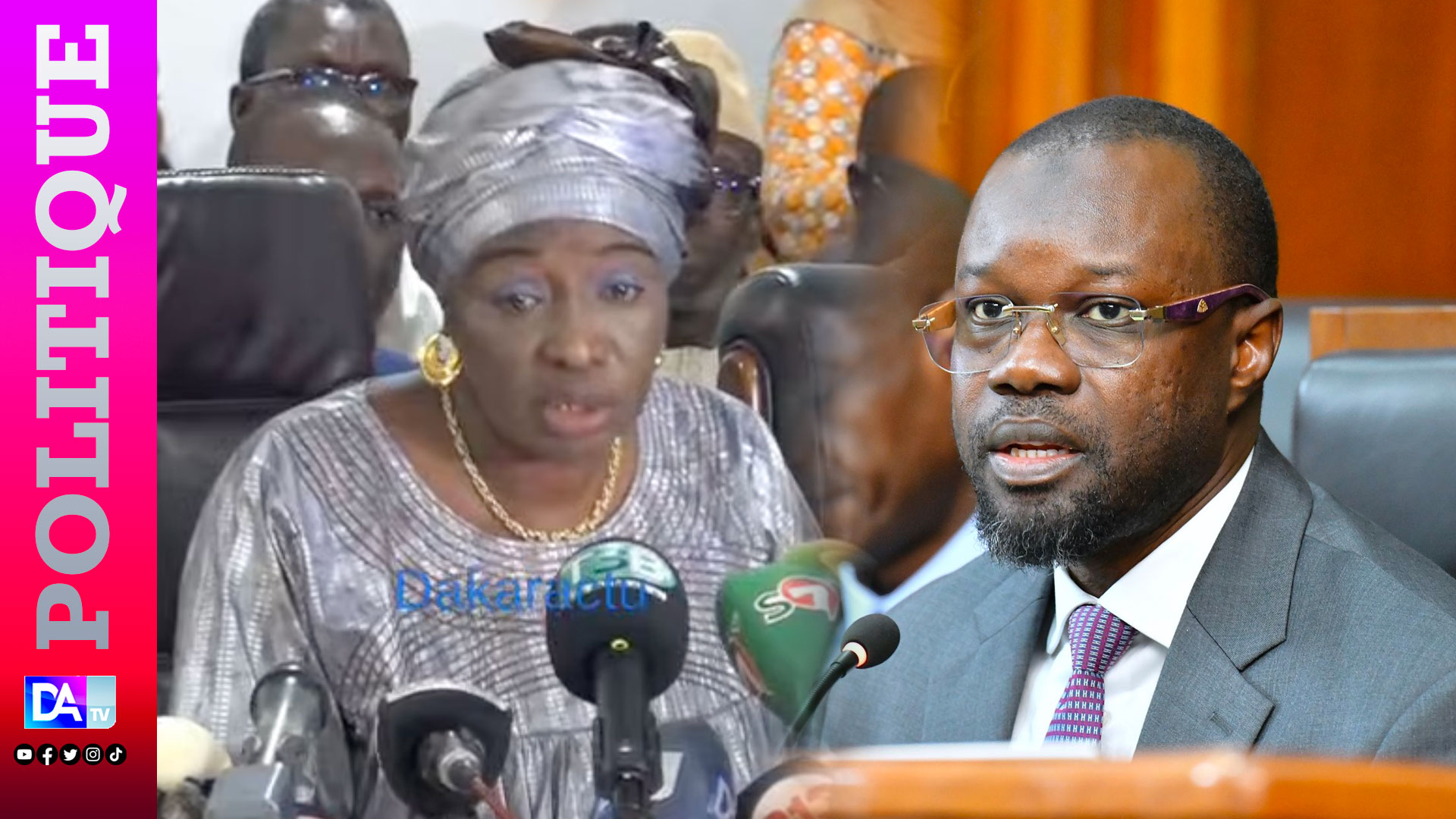 Aminata Touré répond aux accusations de Ousmane Sonko: « Lui, il n’a aucune leçon de morale à donner…il ne peut rien contre moi car, il n’y a aucune matière à poursuivre »