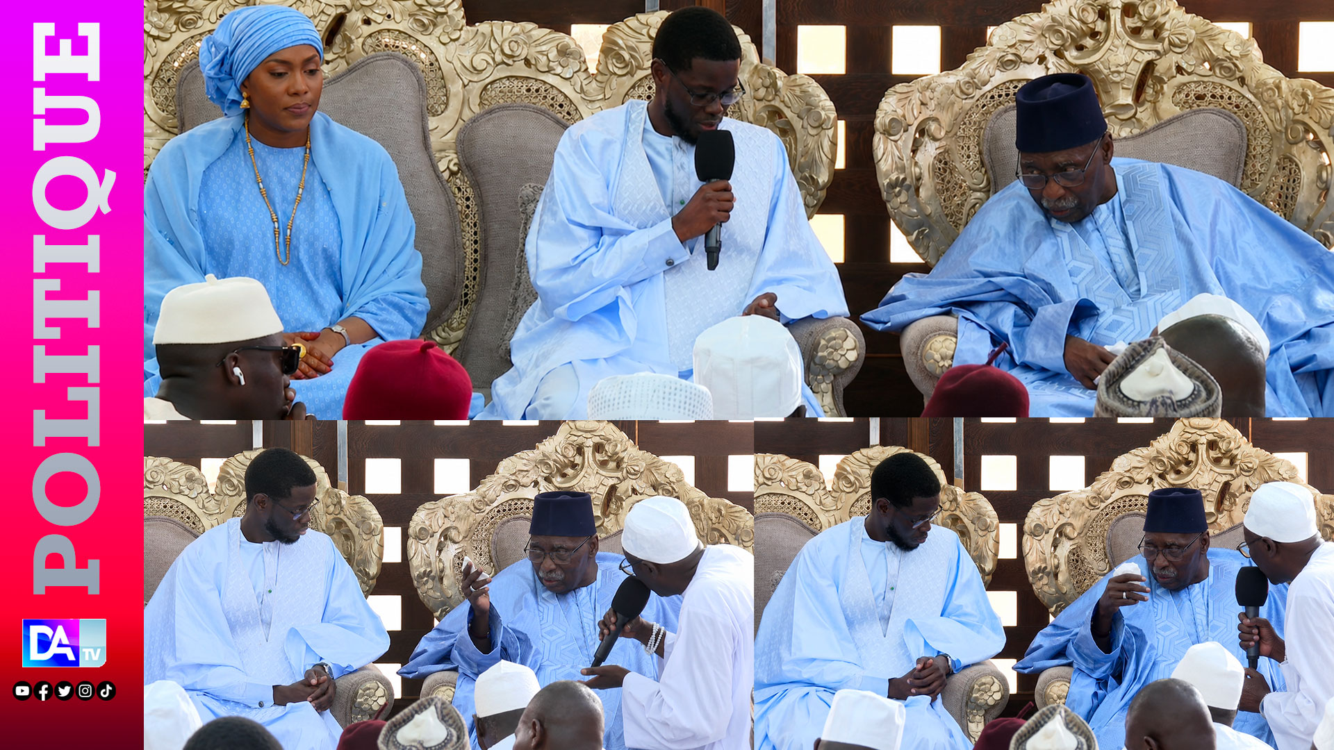 « Président, réew mi yëngu na…Bul toñ, bul fayu…Ku jubal, wax ko ni ko jubal nga. Conseil ko » : Le Khalife Serigne Babacar Sy Mansour appelle le PR Diomaye Faye à gouverner dans la patience, l’unité et l’écoute