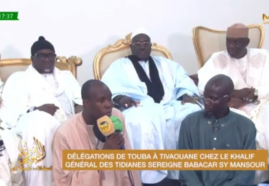 Tivaouane: La délégation de Touba reçue par Serigne Cheikh Ahmed Tidiane Sy Dabakh