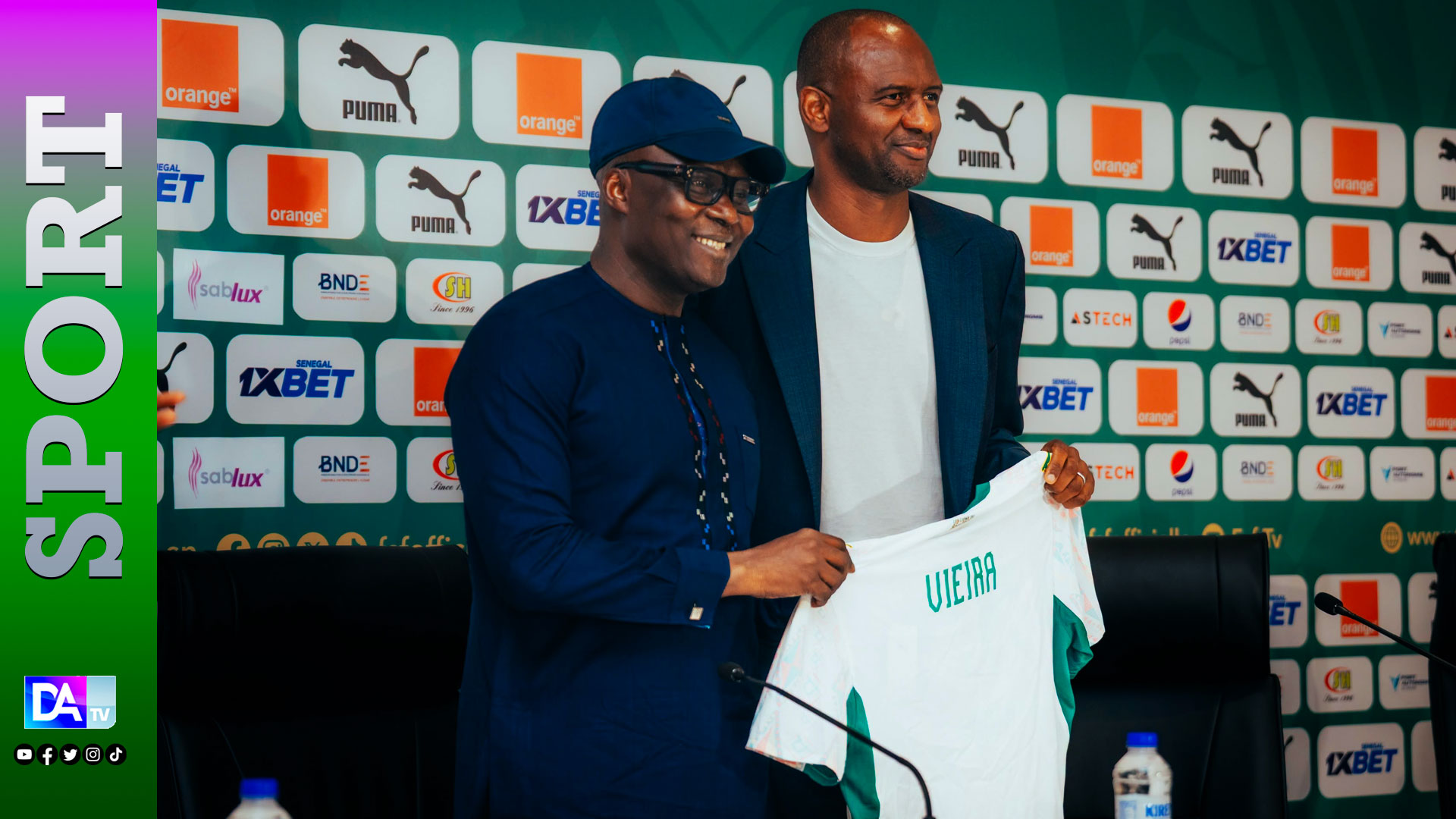 Patrick Vieira officiellement aux commandes des Lions : la FSF lui confie les clés de la Tanière