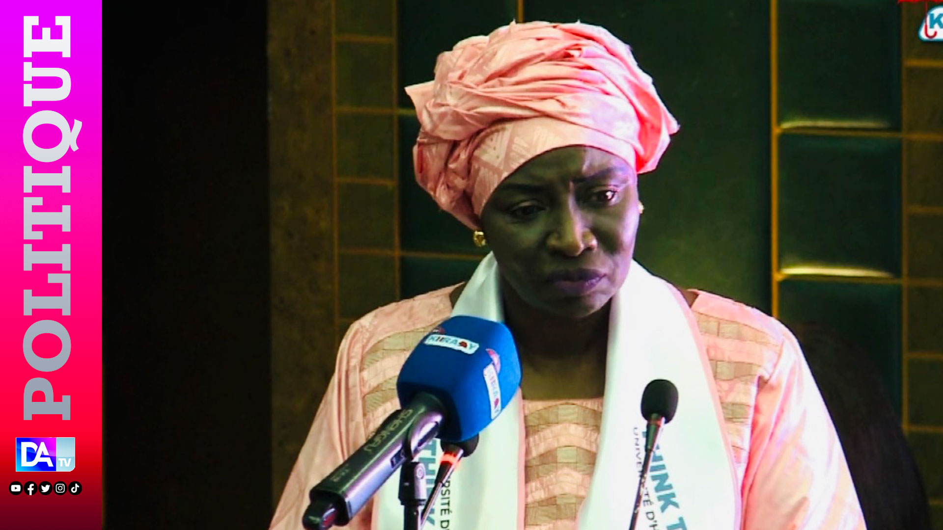 Aminata Touré aux députés : « Se réfugier derrière l'immunité parlementaire pour attaquer le Président, c'est de la lâcheté »
