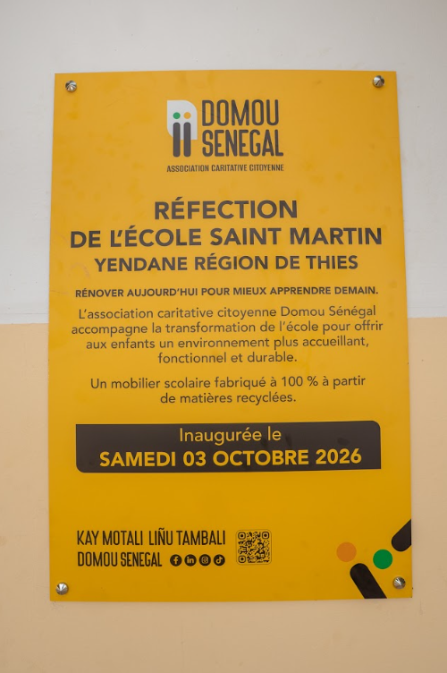 Une nouvelle vie pour l’école Saint-Martin de Yendane