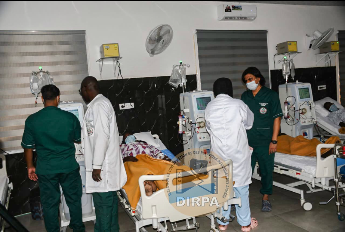 Thiès : l’Hôpital militaire se dote d’un centre d’hémodialyse de 30 générateurs