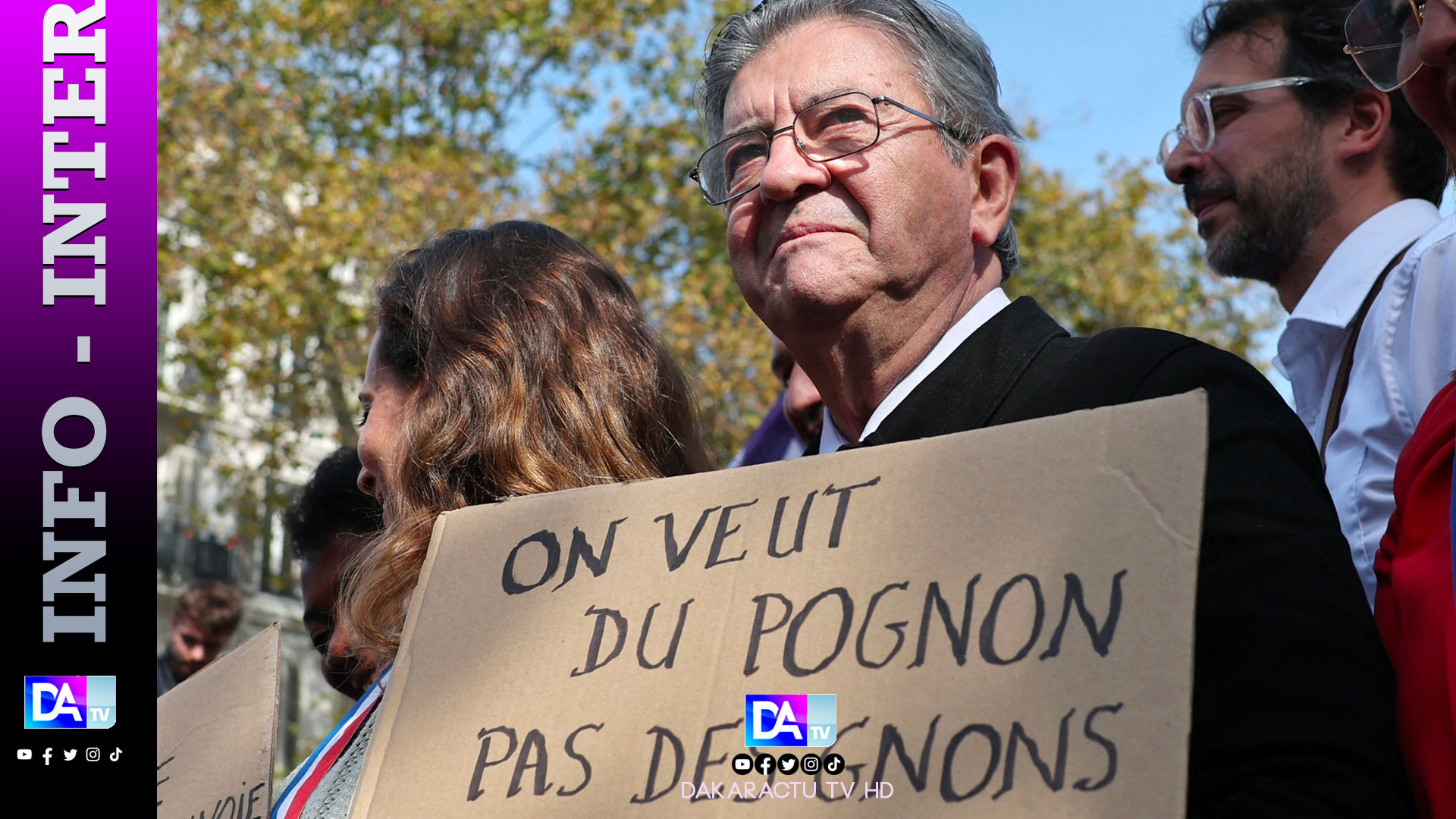 Mélenchon sur les émeutes à Paris : « Ceux qui partagent notre combat n'ont rien à faire dans le pillage »
