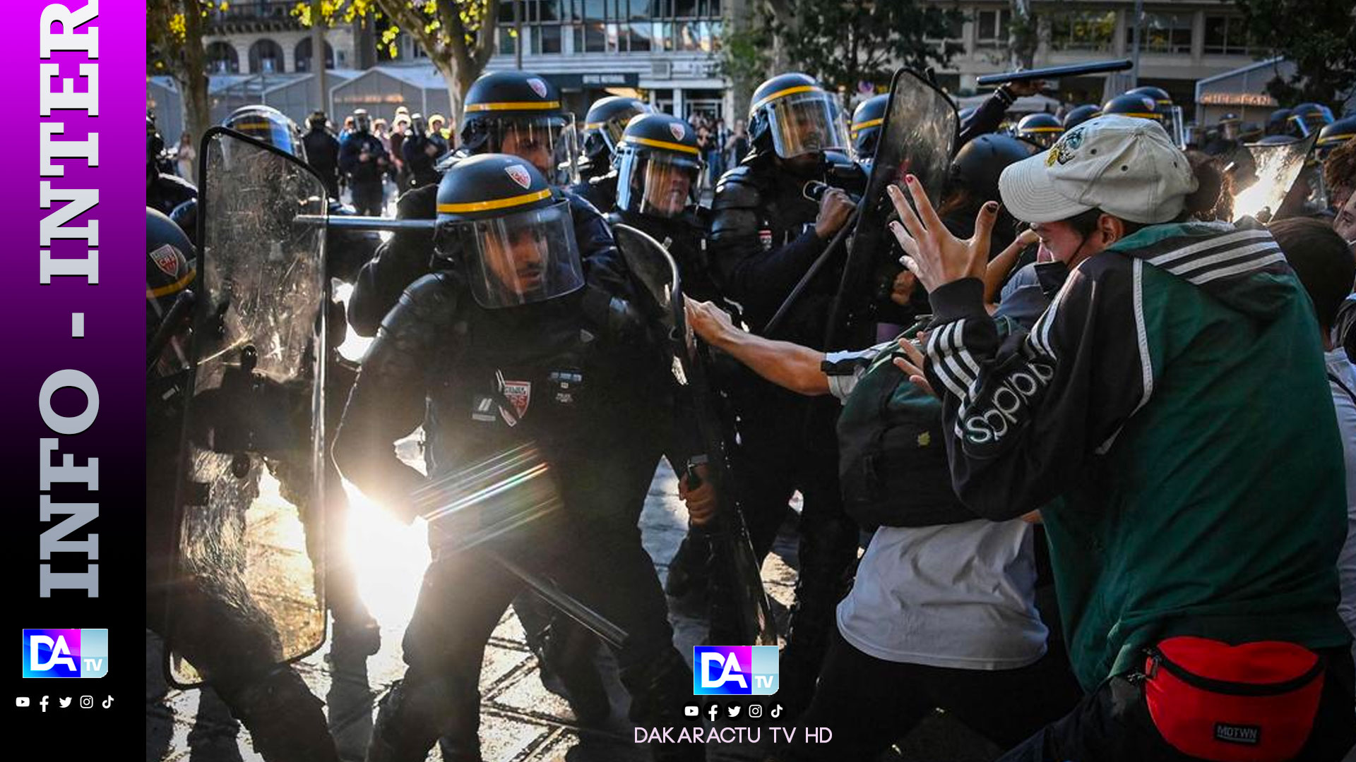 Violences: 2.397 interpellations, 997 policiers et gendarmes blessés dont 7 graves, selon l'Intérieur