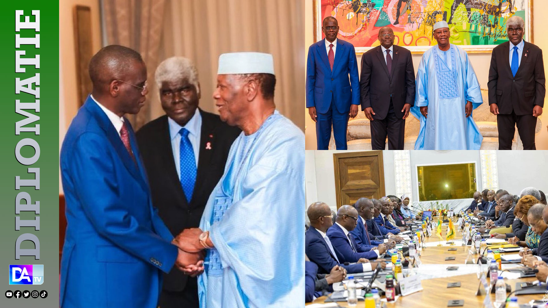 Côte d'Ivoire : Le Premier ministre Al Aminou Lo reçu par Alassane Ouattara au terme de sa visite de travail